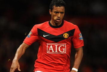 MANCHESTER, ENGLAND - SEPTEMBER 23:  Nani of Manchester United in action during the Carling Cup Third Round match between Manchester United and Wolverhampton Wanderers at Old Trafford on September 23, 2009 in Manchester, United Kingdom.  (Photo by Laurence Griffiths/Getty Images)