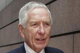 HOUSTON - MAY 2:  Houston Astros owner Drayton McLane gestures as he comments outside the Bob Casey U.S. Courthouse during the midday break of the fraud and conspiracy trial of former Enron executives Kenneth Lay and Jeff Skilling May 2, 2006 in Houston, Texas. McLane has been called as a character witness for Lay.  (Photo by Dave Einsel/Getty Images)