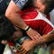 TOKYO - JUNE 13:  Finlay Gillies and Dougie Orr of Scotland tackle Kota Yamashita of Japan during the IRB Junior World Championship Japan 2009 match between Japan and Scotland at Prince Chichibu Stadium on June 13, 2009 in Tokyo, Japan.  (Photo by Kiyoshi Ota/Getty Images)