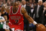 BOSTON - APRIL 28:  Ben Gordon #7 of the Chicago Bulls heads for the net against the Boston Celtics in Game Five of the Eastern Conference Quarterfinals during the 2009 NBA Playoffs at TD Banknorth Garden on April 28, 2009 in Boston, Massachusetts. The Celtics defeated the Bulls 106-104 in overtime. NOTE TO USER: User expressly acknowledges and agrees that, by downloading and or using this photograph, User is consenting to the terms and conditions of the Getty Images License Agreement.  (Photo by Elsa/Getty Images)