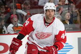 PHILADELPHIA - SEPTEMBER 22:  Todd Bertuzzi #44 of the Detroit Red Wings skates against the Philadelphia Flyers during preseason action at the Wachovia Center on September 22, 2009 in Philadelphia, Pennsylvania.  (Photo by Bruce Bennett/Getty Images)