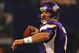 MINNEAPOLIS - SEPTEMBER 27: Brett Favre #4 of the Minnesota Vikings passes the ball against the San Francisco 49ers at the Hubert H. Humphrey Metrodome on September 27, 2009 in Minneapolis, Minnesota. The Vikings defeated the 49ers 27-24. (Photo by Jonathan Daniel/Getty Images)