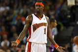 OAKLAND, CA - MARCH 15:  Stephen Jackson #1 of the Golden State Warriors is called for his second technical foul and is thrown out of the game by referee Tony Brothers against the Phoenix Suns during an NBA game on March 15, 2009 at Oracle Arena in Oakland, California. NOTE TO USER: User expressly acknowledges and agrees that, by downloading and or using this photograph, User is consenting to the terms and conditions of the Getty Images License Agreement.  (Photo by Jed Jacobsohn/Getty Images)