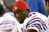 FOXBORO, MA - SEPTEMBER 14:  Terrell Owens #81 of the Buffalo Bills stis on the bench in the second half against the New England Patriots on September 14, 2009 at Gillette Stadium in Foxboro, Massachusetts. (Photo by Elsa/Getty Images)