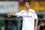 LIVORNO, ITALY - SEPTEMBER 26:  Adrian Mutu of ACF Fiorentina points during the Serie A match between AS Livorno Calcio and ACF Fiorentina at Stadio Armando Picchi on September 26, 2009 in Livorno, Italy.  (Photo by Claudio Villa/Getty Images)