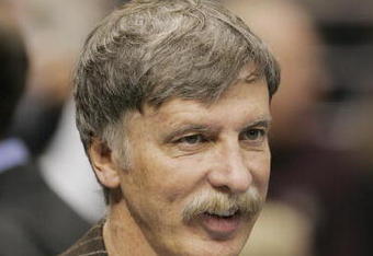 DENVER - NOVEMBER 4:  Denver Nuggets owner Stanley Kroenke is seen at the game against the Minnesota Timberwolves at the Pepsi Center on November 4, 2004 in Denver, Colorado.  The Nuggets won 94-92 in overtime.  NOTE TO USER: User expressly acknowledges and agrees that, by downloading and/or using this Photograph, User is consenting to the terms and conditions of the Getty Images License Agreement.(Photo by: Brian Bahr/Getty Images)