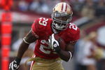SAN FRANCISCO - AUGUST 22:  Glen Coffee #29 of the San Francisco 49ers runs against the Oakland Raiders during a preseason game on August 22, 2009 at Candlestick Park in San Francisco, California.  (Photo by Jed Jacobsohn/Getty Images)