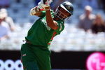 NOTTINGHAM, ENGLAND - JUNE 02:  Tamim Iqbal of Bangladesh hits out during the Twenty20 Warm Up Match between Bangladesh and Sri Lanka at Trent Bridge on June 2, 2009 in Nottingham, England.  (Photo by Julian Herbert/Getty Images)