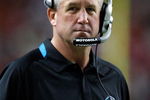 ATLANTA - SEPTEMBER 20:  Head coach John Fox of the Carolina Panthers against the Atlanta Thrashers at Georgia Dome on September 20, 2009 in Atlanta, Georgia.  (Photo by Kevin C. Cox/Getty Images)