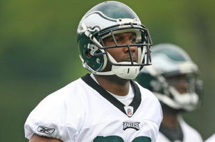 PHILADELPHIA - MAY 1: Cornerback Byron Parker #28 of the Philadelphia Eagles looks on during minicamp practice at the NovaCare Complex on May 1, 2009 in Philadelphia, Pennsylvania. (Photo by Hunter Martin/Getty Images)