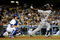 LOS ANGELES, CA - SEPTEMBER 14:  Andrew McCutchen #22 of the Pittsburgh Pirates bats against the Los Angeles Dodgers at Dodger Stadium on September 14, 2009 in Los Angeles, California.  (Photo by Jeff Gross/Getty Images)