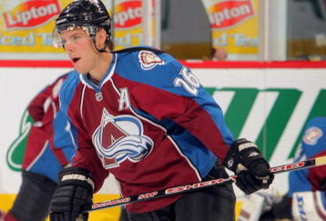 DENVER - SEPTEMBER 23:  Paul Stastny #26 of the Colorado Avalanche warms up prior to facing the Los Angeles Kings during preseason NHL action at the Pepsi Center on September 23, 2009 in Denver, Colorado. The Avalanche defeated the Kings 3-2.  (Photo by Doug Pensinger/Getty Images)