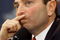 3 Feb 2001:  Commissioner Gary Bettman ponders a  question from the media during a press conference before the NHL All-Star Game at the Pepsi Center in Denver, Colorado.   DIGITAL IMAGE. Mandatory Credit: Brian Bahr/ALLSPORT