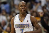 DENVER - MAY 23:  Chauncey Billups #7 of the Denver Nuggets looks on against the Los Angeles Lakers in Game Three of the Western Conference Finals during the 2009 NBA Playoffs at Staples Center on May 23, 2009 in Denver, Colorado. NOTE TO USER: User expressly acknowledges and agrees that, by downloading and or using this photograph, User is consenting to the terms and conditions of the Getty Images License Agreement.  (Photo by Jed Jacobsohn/Getty Images)