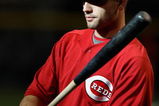 PHOENIX - MAY 12:  Joey Votto #19 of the Cincinnati Reds warms up before the major league baseball game against the Arizona Diamondbacks at Chase Field on May 12, 2009 in Phoenix, Arizona. The Reds defeated the Diamondbacks 3-1. (Photo by Christian Petersen/Getty Images)