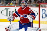 MONTREAL- APRIL 20:  Carey Price #31 of the Montreal Canadiens watches play during Game Three of the Eastern Conference Quarterfinals of the 2009 Stanley Cup Playoffs against the Boston Bruins at the Bell Centre on April 20, 2009 in Montreal, Quebec, Canada.  The Bruins defeated the Canadiens 4-2.  (Photo by Richard Wolowicz/Getty Images)