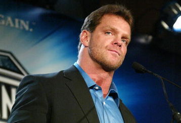 NEW YORK - MARCH 11:  Wrestler Chris Benoit attends a press conference to promote Wrestlemania XX at Planet Hollywood March 11, 2004 in New York City.  (Photo by Peter Kramer/Getty Images)