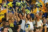 SYDNEY, AUSTRALIA - SEPTEMBER 25:  Eels fans enjoy the atmosphere during the first NRL Preliminary Final match between the Bulldogs and the Parramatta Eels at ANZ Stadium on September 25, 2009 in Sydney, Australia.  (Photo by Cameron Spencer/Getty Images)