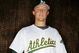 PHOENIX - FEBRUARY 25: Aaron Cunningham #75 of the Oakland Athletics poses for a portrait during Spring Training photo day on February 25, 2008 in Phoenix, Arizona. (Photo by Lisa Blumenfeld/Getty Images)