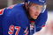 NEW YORK - SEPTEMBER 15: Matt Gilroy #97 skates in his first game as a member of the New York Rangers against the Boston Bruins at Madison Square Garden on September 15, 2009 in New York, New York.  (Photo by Bruce Bennett/Getty Images)
