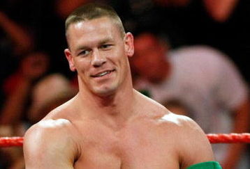 LAS VEGAS - AUGUST 24:  Wrestler John Cena appears in the ring during the WWE Monday Night Raw show at the Thomas & Mack Center August 24, 2009 in Las Vegas, Nevada.  (Photo by Ethan Miller/Getty Images)