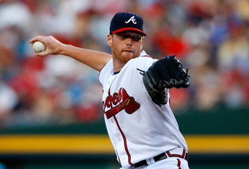 ATLANTA - AUGUST 22:  Starting pitcher Tommy Hanson #48 of the Atlanta Braves pitches to the Florida Marlins on August 22, 2009 at Turner Field in Atlanta, Georgia.  (Photo by Kevin C. Cox/Getty Images)
