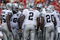 KANSAS CITY, MO - SEPTEMBER 20:  JaMarcus Russell #2 of the Oakland Raiders huddles with the offense during the game against the Kansas City Chiefs at Arrowhead Stadium on September 20, 2009 in Kansas City, Missouri. (Photo by Jamie Squire/Getty Images)
