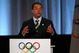 COPENHAGEN, DENMARK - OCTOBER 02:  Sergio Cabral addresses the IOC members during the Rio De Janeiro 2016 presentation on October 2, 2009 at the Bella Centre in Copenhagen, Denmark. The 121st session of the International Olympic Committee (IOC) will vote on October 2 on whether Chicago, Tokyo, Rio de Janeiro or Madrid will host the 2016 Olympic Games.  (Photo by John Gichigi/Getty Images)