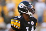 PITTSBURGH - AUGUST 13:  Limas Sweed #14 of the Pittsburgh Steelers warms up prior to the preseason NFL game against the Arizona Cardinals at Heinz Field on August 13, 2009 in Pittsburgh, Pennsylvania.  The Steelers won 20-10.  (Photo by Rick Stewart/Getty Images)