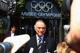 LAUSANNE, SWITZERLAND - JUNE 17:  Rio 2016 President and IOC Member Carlos Arthur Nuzman speaks to the press after they presented their bid to the to the International Olympic Committee (IOC) on June 17, 2009 at the Olympic Museum in Lausanne, Switzerland.  (Photo by Ian Walton/Getty Images)