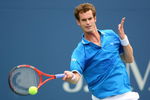 NEW YORK - SEPTEMBER 08:  Andy Murray of the United Kingdom returns a shot against Marin Cilic of Croatia during day nine of the 2009 U.S. Open at the USTA Billie Jean King National Tennis Center on September 8, 2009 in the Flushing neighborhood of the Queens borough of New York City.  (Photo by Matthew Stockman/Getty Images)