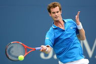 NEW YORK - SEPTEMBER 08:  Andy Murray of the United Kingdom returns a shot against Marin Cilic of Croatia during day nine of the 2009 U.S. Open at the USTA Billie Jean King National Tennis Center on September 8, 2009 in the Flushing neighborhood of the Queens borough of New York City.  (Photo by Matthew Stockman/Getty Images)