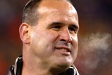 Minnesota Vikings coach Mike Tice watches as the Vikings set up for the winning field goal against the Green Bay Packers pass at Lambeau Field November 21, 2005 in Green Bay.  The Vikings defeated the Packers 20 to 17.  (Photo by Al Messerschmidt/Getty Images)