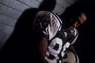 HEMPSTEAD,NY - MARCH 06: Jerricho Cotchery poses at the Jets training facility at Hofstra University on March 06, 2007 in Hempstead, New York. (Photo by Chris McGrath/Getty Images)