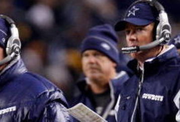 PITTSBURGH - DECEMBER 7:  Head Coach Wade Phillips and Offensive Coordinator Jason Garrett of the Dallas Cowboys look on from the sideline during their NFL game against the Pittsburgh Steelers on December 7, 2008 at Heinz Field in Pittsburgh, Pennsylvania. The Steelers defeated the Cowboys 20-13. (Photo by Gregory Shamus/Getty Images)