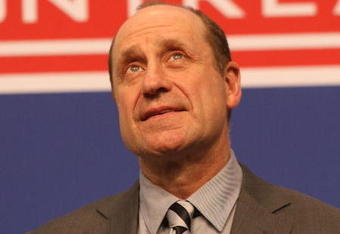 MONTREAL, QC - JUNE 26: Bob Gainey of the Montreal Canadiens photographed during the first round of the 2009 NHL Entry Draft at the Bell Centre on June 26, 2009 in Montreal, Quebec, Canada. (Photo by Bruce Bennett/Getty Images)