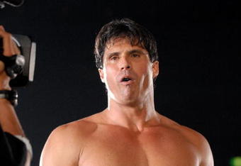 YOKOHAMA, JAPAN - MAY 26:  Former Oakland Athletics slugger Jose Canseco looks on prior to the match with Choi Hong-man at first Round of Super Hulk Tournament during Dream.9 at Yokohama Arena on May 26, 2009 in Yokohama, Kanagawa, Japan. Canseco lost at 1 minute 17 seconds in the first round.  (Photo by Hiroki Watanabe/Getty Images)