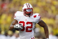 ANN ARBOR, MI - SEPTEMBER 27: John Clay #32 of the Wisconsin Badgers runs with the ball during the game against the Michigan Wolverines on September 27, 2008 at Michigan Stadium in Ann Arbor, Michigan. (Photo by Gregory Shamus/Getty Images)
