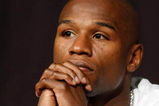 LAS VEGAS - SEPTEMBER 16:  Boxer Floyd Mayweather Jr. appears during the final news conference for his bout against Juan Manuel Marquez at the MGM Grand Hotel/Casino September 16, 2009 in Las Vegas, Nevada. The two will fight at the MGM Grand Garden Arena on September 19 in Las Vegas.  (Photo by Ethan Miller/Getty Images)
