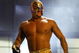 LAS VEGAS - DECEMBER 2: (U.S. TABLOIDS OUT) WWE wrestler Rey Mysterio walks on stage during the '1st Annual Video Game Awards' at the MGM Grand Garden Arena December 2, 2003 in Las Vegas, Nevada. The show premieres on Spike T.V. Thursday, December 4 at 9:00PM ET/PT. (Photo by Frank Micelotta/Getty Images)