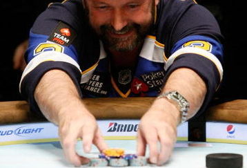LAS VEGAS - JUNE 17:  Professional Poker player Dennis Phillips participates in the NHL Charity Shootout at the World Series of Poker at the Rio Hotel & Casino in Las Vegas, Nevada on June 17, 2009.  (Photo by Ethan Miller/Getty Images)