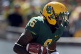 EUGENE, OR - SEPTEMBER 26: Walter Thurmond III #6 of the Oregon Ducks returns the opening kickoff in the game against the California Bears at Autzen Stadium on September 26, 2009 in Eugene, Oregon. Oregon. Thurmond was injured on the play and is out for the season. The Ducks won the game 42-3. (Photo by Steve Dykes/Getty Images)