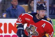 23 Mar 2000: Pavel Bure #10 of the Florida Panthers moves on the ice during the game against the Boston Bruins at the Fleet Center in Boston, Massachusetts. The Panthers defeated the Bruins 3-1.