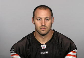 CLEVELAND - 2009:  Mike Furrey of the Cleveland Browns poses for his 2009 NFL headshot at photo day in Cleveland, Ohio. (Photo by NFL Photos)   