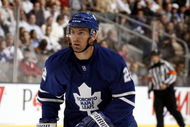 TORONTO - SEPTEMBER 22:  Francois Beauchemin #22 of the Toronto Maple Leafs skates against the Pittsburgh Penguins during a pre-season  NHL game at the Air Canada Centre on September 22, 2009 in Toronto, Ontario, Canada .  (Photo by Abelimages/Getty Images) 