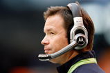 INDIANAPOLIS - OCTOBER 04:  Jim Mora the Head Coach of the Seattle Seahawks looks on during the NFL game against the Indianapolis Colts at Lucas Oil Stadium on October 4, 2009 in Indianapolis, Indiana.  (Photo by Andy Lyons/Getty Images)