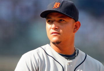 NEW YORK - JULY 19:  Miguel Cabrera #24 of the Detroit Tigers looks on against the New York Yankees on July 19, 2009 at Yankee Stadium in the Bronx borough of New York City.  (Photo by Jim McIsaac/Getty Images)