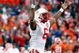 JACKSONVILLE, FL - JANUARY 1: Armando Murillo #6 of the Nebraska Cornhuskers celebrates following a win in the Konica Minolta Gator Bowl against the Clemson Tigers at Jacksonville Municipal Stadium January 1, 2009 in Jacksonville, Florida. (Photo by Sam Greenwood/Getty Images)