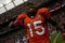 DENVER - OCTOBER 04:  Brandon Marshall #15 of the Denver Broncos celebrates after the final play against the Dallas Cowboys during NFL action at Invesco Field at Mile High on October 4, 2009 in Denver, Colorado. Marshall caught a game winning 51 yard reception late in the fourth quarter as the Broncos defeated the Cowboys 17-10.  (Photo by Doug Pensinger/Getty Images)