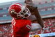 ATHENS, GA - OCTOBER 03: A.J. Green #8 of the Georgia Bulldogs pulls in this touchdown reception against Chris Hawkins #29 of the Louisiana State University Tigers at Sanford Stadium on October 3, 2009 in Athens, Georgia. (Photo by Kevin C. Cox/Getty Images)